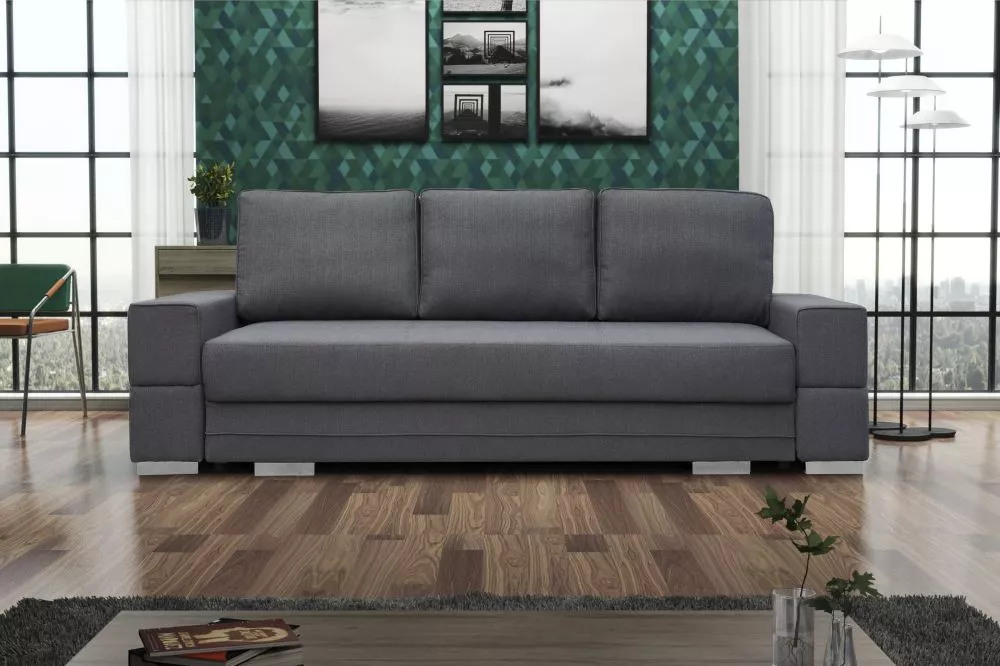 Dīvāns Sofia Classic Standard · Tumši pelēks · 103 × 251 × 90 cm