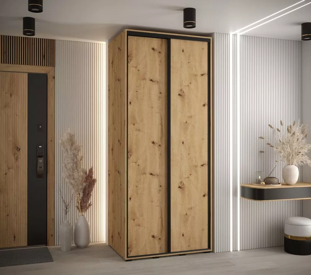 Skapis Davos 1 · Ozols artisan · 110 × 60 × 235.2 cm