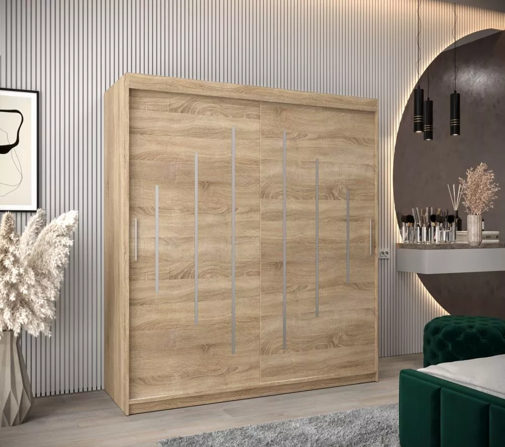 Skapis York · Sonoma · 180 × 62 × 200 cm