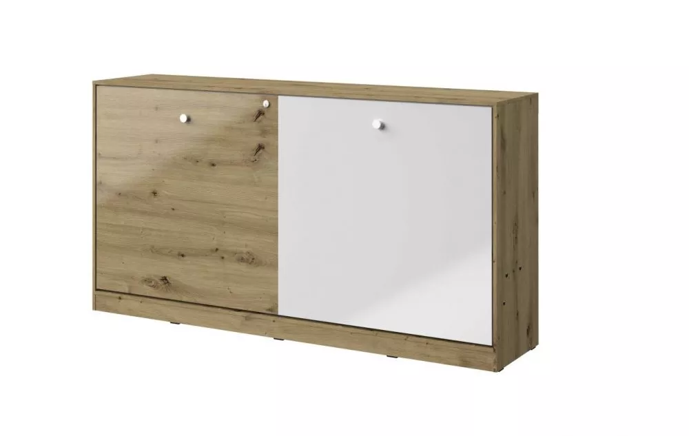 Bērnu gulta Nero 16 gloss 90x200 ar stelāžu Guļamvietas platums: 90 cm, Guļamvietas garums: 200 cm, · 214 × 50 × 110 cm
