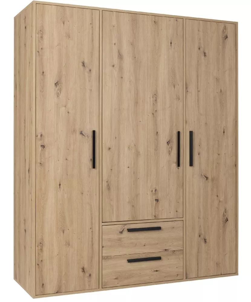 Skapis Arti A1B · Ozols artisan · 150 × 53.6 × 183.2 cm