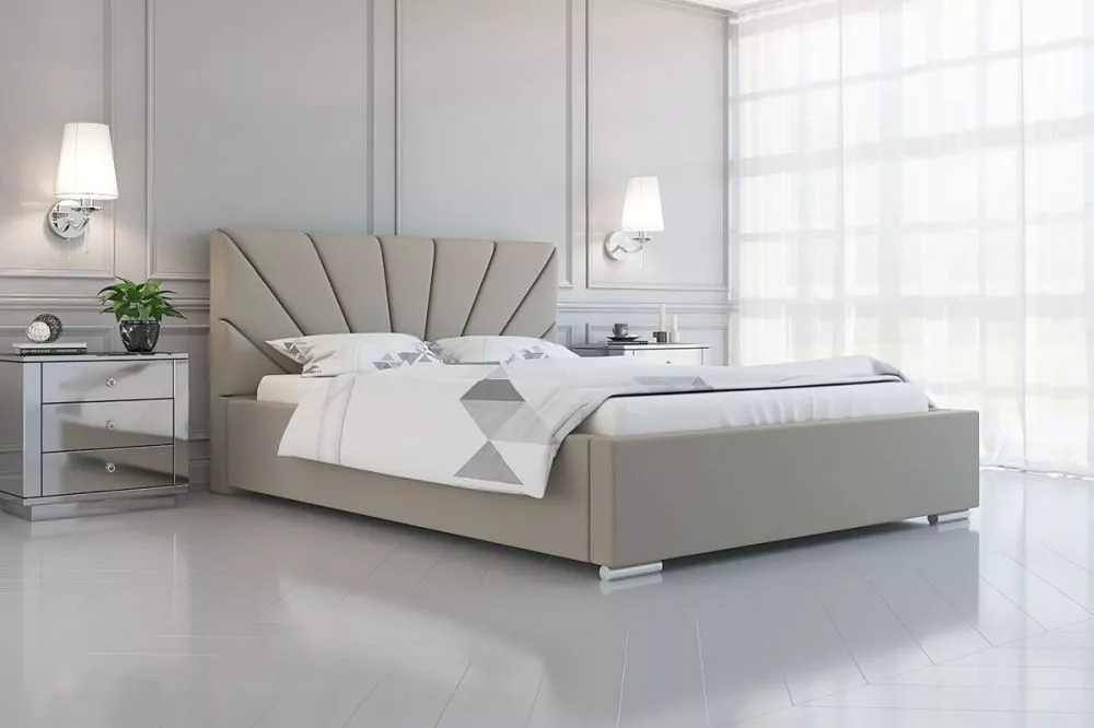 Gulta Bed 9 standard ar stelāžu Guļamvietas platums: 90 cm, Guļamvietas garums: 200 cm, stelāžas tips: koka, · Krēma · 1