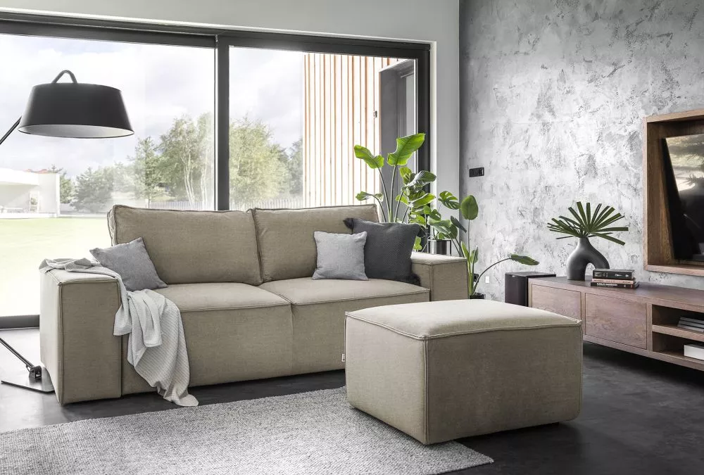 Dīvāns Silla 3S Premium Standard · Brūns · 104 × 260 × 96 cm