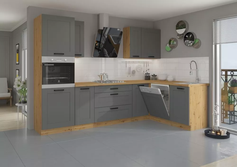 Virtuves komplekts Luna Artisan 5 Materiāls : MDF + LKSP plātne,