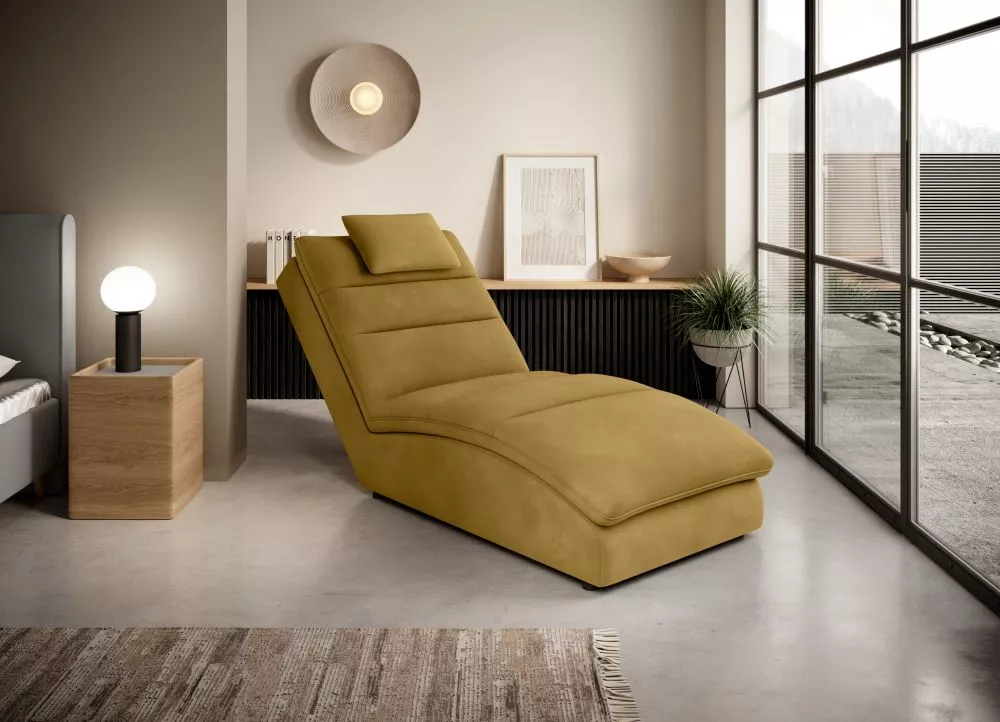 Mīksts krēsls Taco Standard Sēdvietas dziļums: 117 cm, · Dzeltens · 85 × 170 × 95 cm