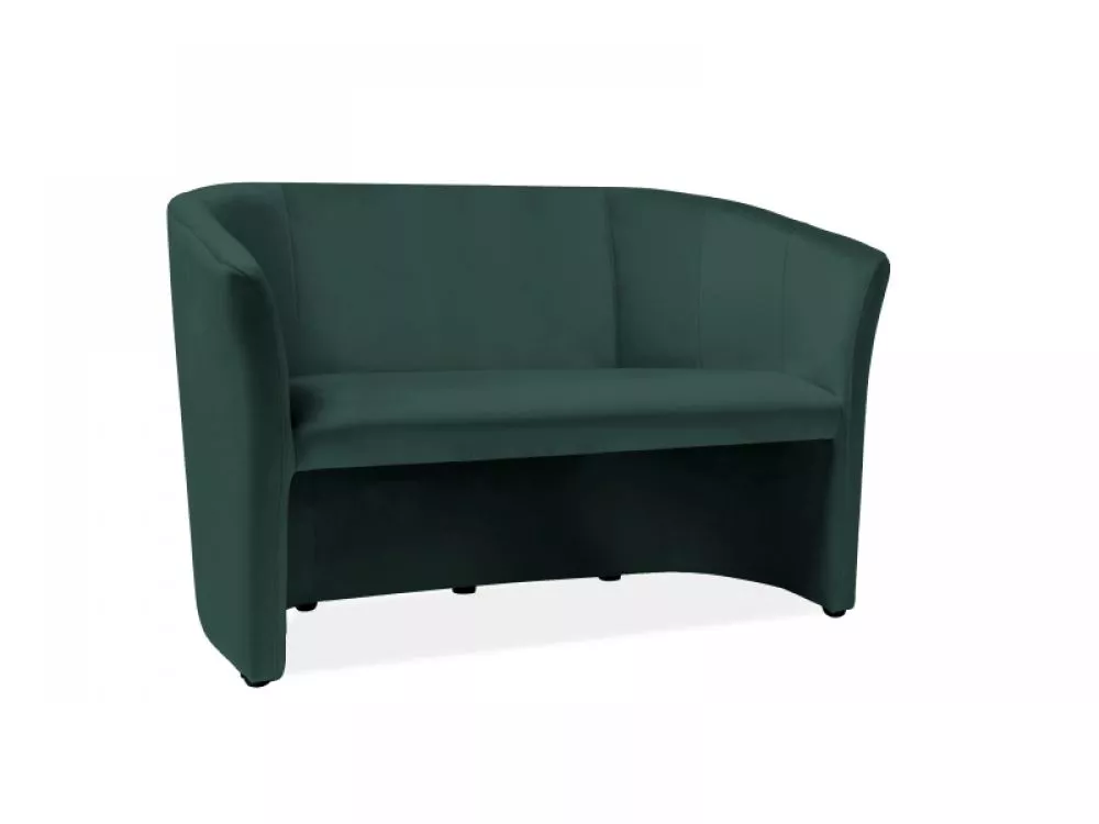 Dīvāns TM - 2 Velvet · Zaļš · 60 × 126 × 76 cm
