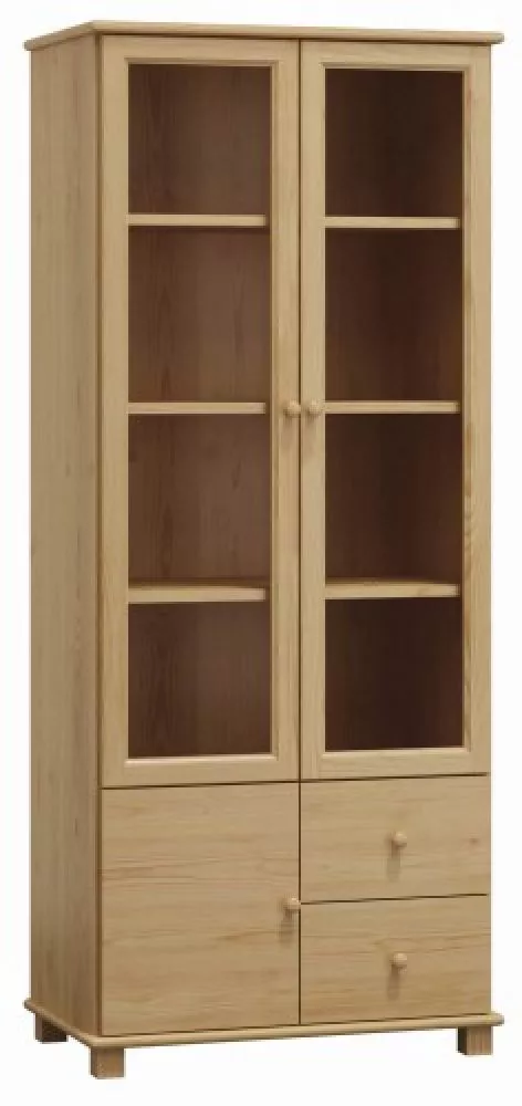 Grāmatu skapis Wit 12 · Priede · 80 × 42 × 190 cm