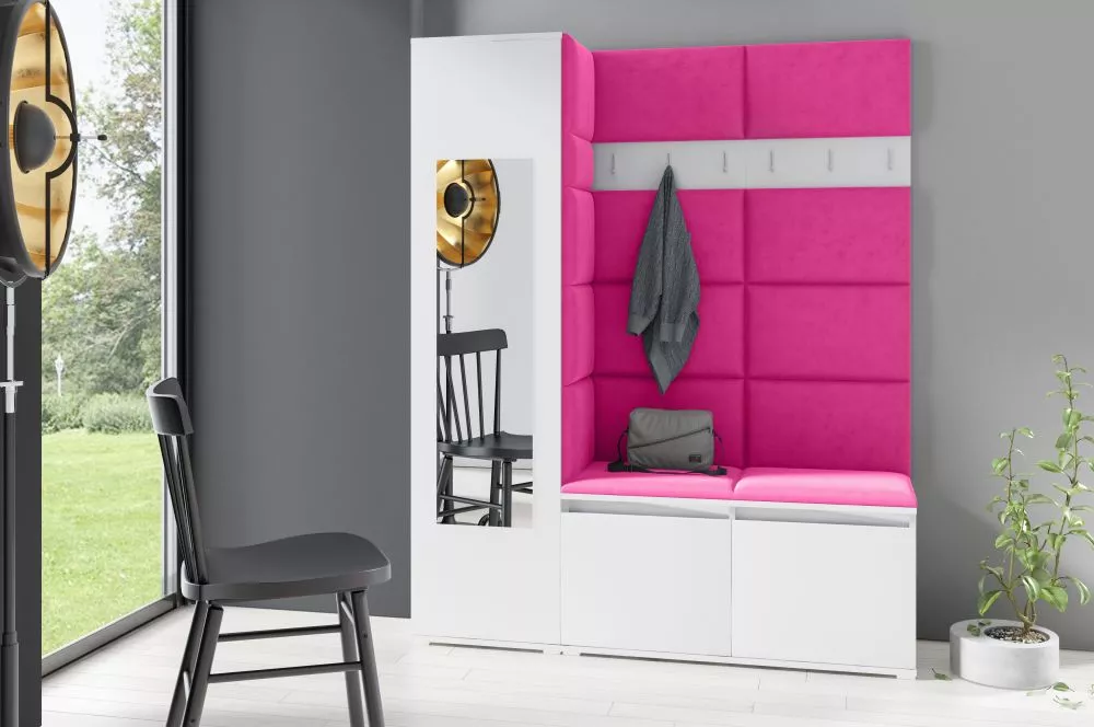 Apavu plaukts Emi 14 Trinity Korpusa krāsa: balts, · 145 × 185 × 40 cm