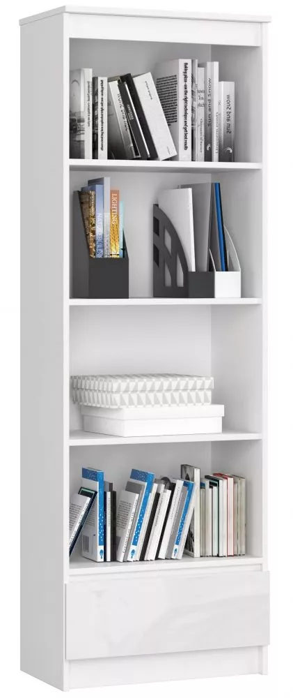 Plaukts R60 1S4P Gloss · 60 × 180 × 36 cm