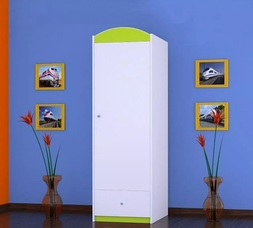 Bērnu skapis Happy SZ05-B · 60 × 54 × 187 cm