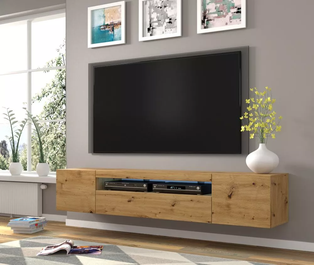 TV tumba Aura 200 ar LED · 200 × 37 × 36 cm