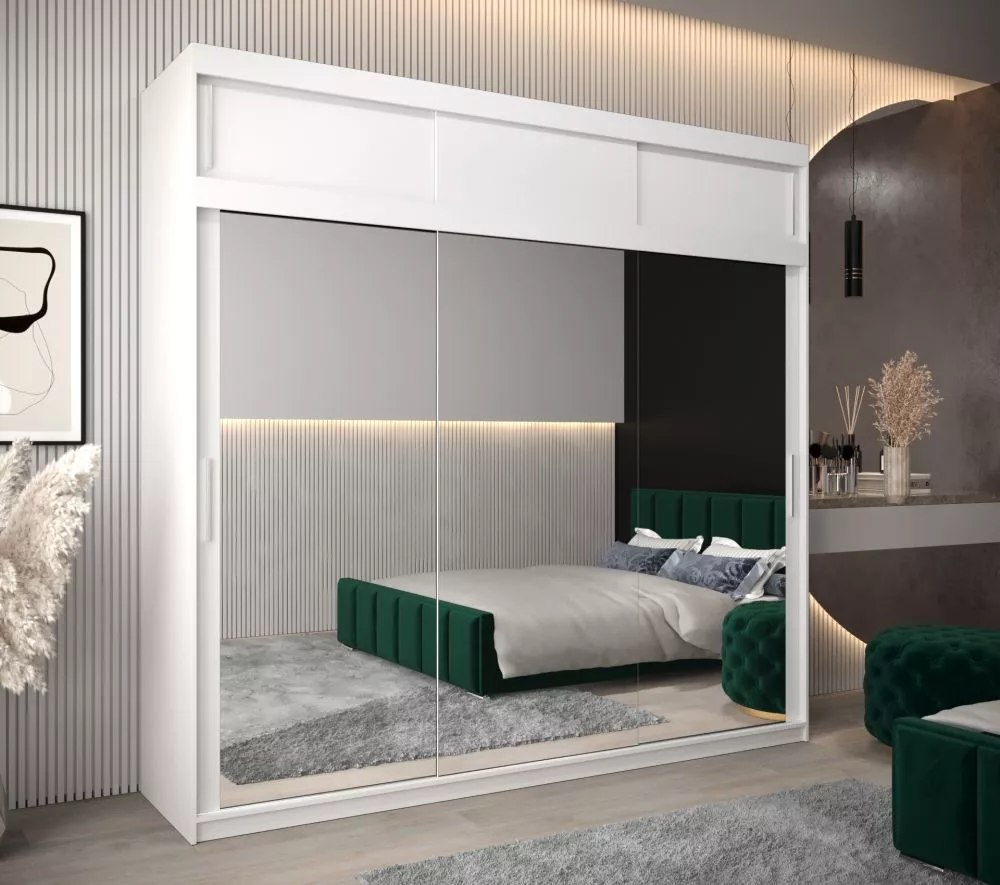 Skapis Tokyo 3 Plus · Balts · 250 × 62 × 240 cm