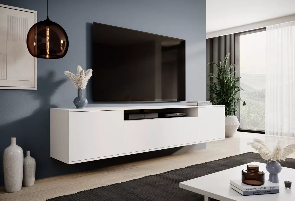 TV tumba Logan RTV ar LED · 180 × 40 × 42 cm