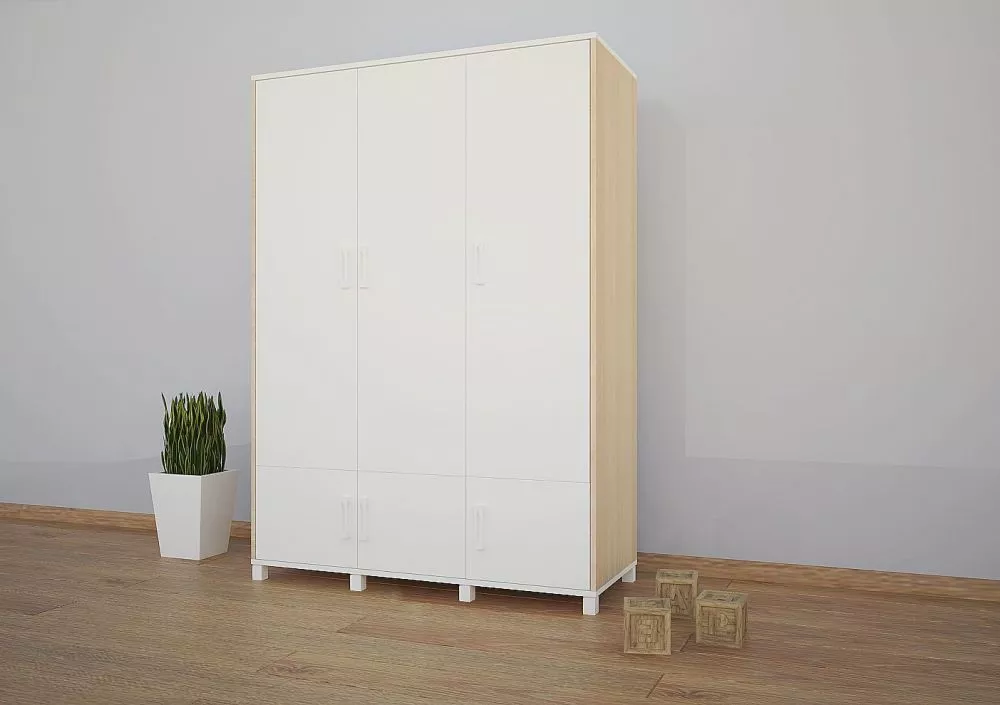 Bērnu skapis Animals SZ10-A · 132 × 54 × 187 cm