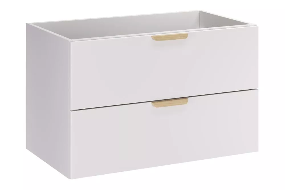Vannas istabas skapītis Aster 82-80-46-2S · Balts · 80 × 50 × 45.6 cm