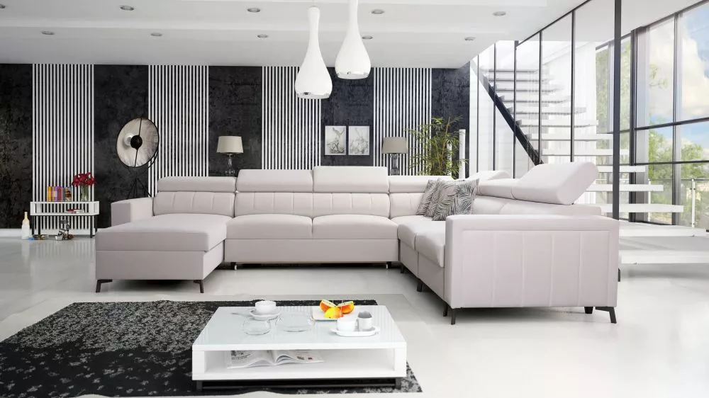 Dīvāns Baltico 7 Premium Standard · Krēma · 274 × 351 × 83 cm