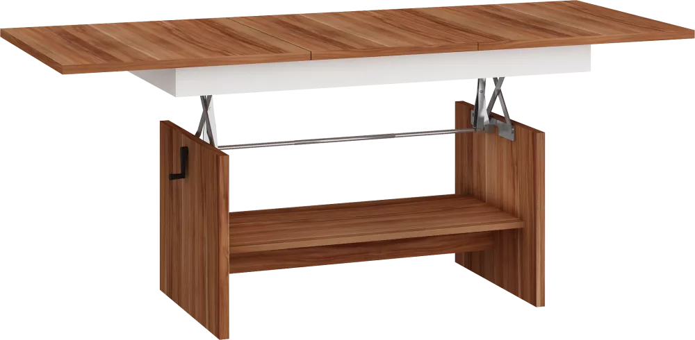 Galds Dallas Meblo · Plūmju + balts · 125 × 56 × 68 cm
