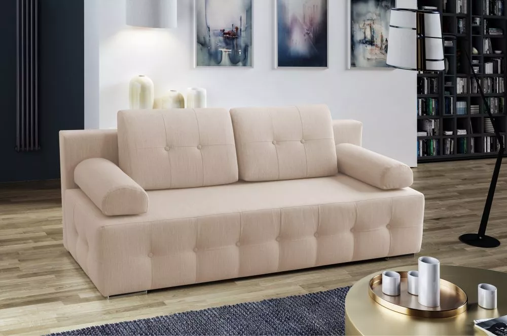Dīvāns Sofa Bed 122 standard · Gaišais krēms · 95 × 197 × 85 cm