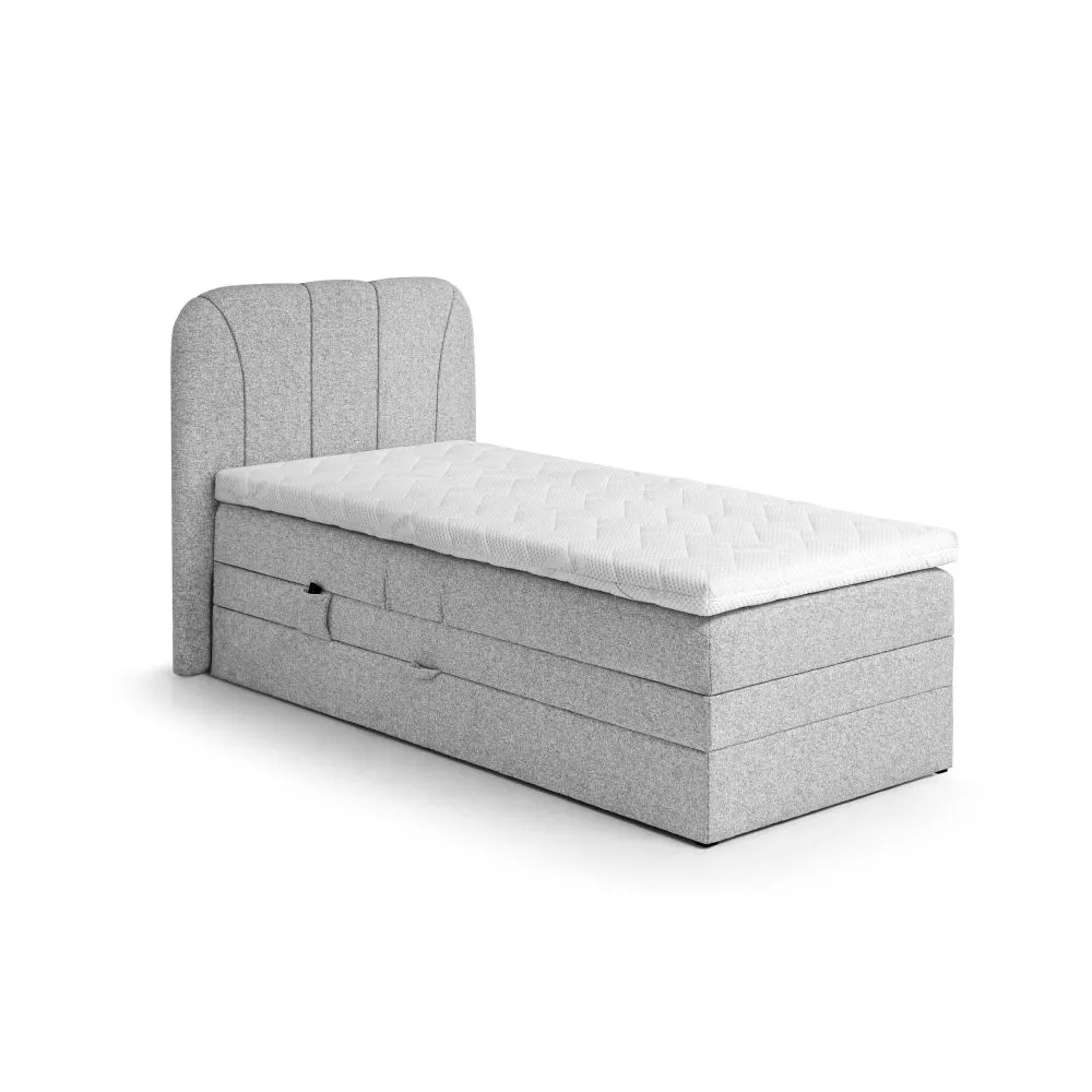 Gulta Royal 90x200 Electric Standard Guļamvietas platums: 90 cm, Guļamvietas garums: 200 cm, · Sudrabs · 110 × 210 × 116