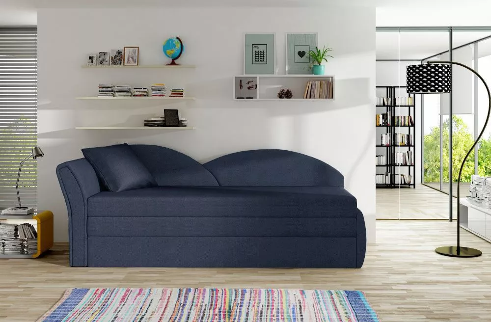 Dīvāns Aga Classic standard · Zils · 80 × 218 × 77 cm