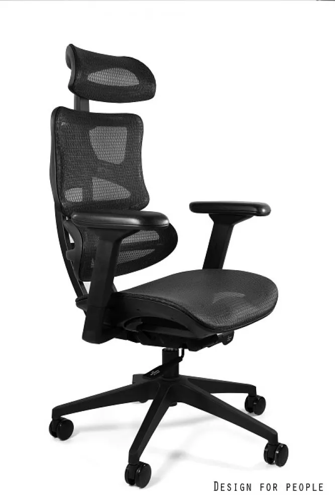 Datorkrēsls Ergotech Sēdvietas platums: 50 cm, · Melns · 72 × 70 × 112 cm