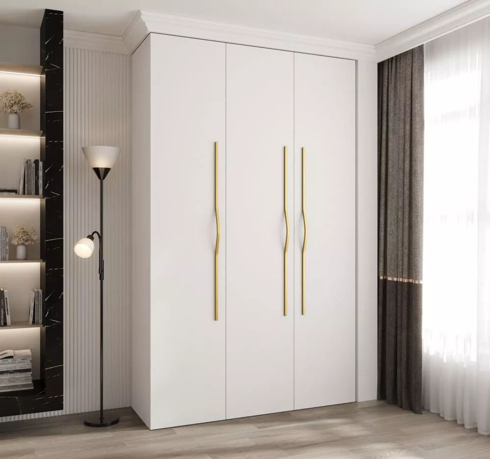 Skapis Como 2 · Balts · 150 × 50 × 245.5 cm
