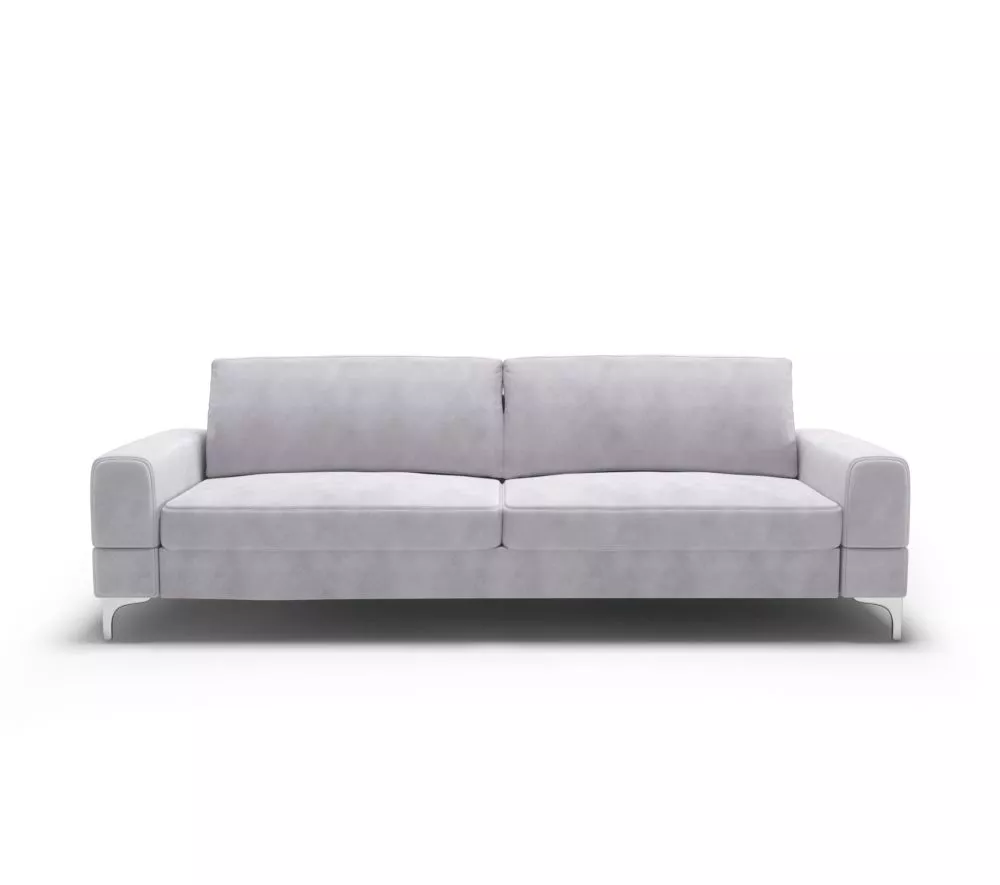 Dīvāns Aria 2S Standard · Gaiši pelēks · 90 × 180 × 89 cm