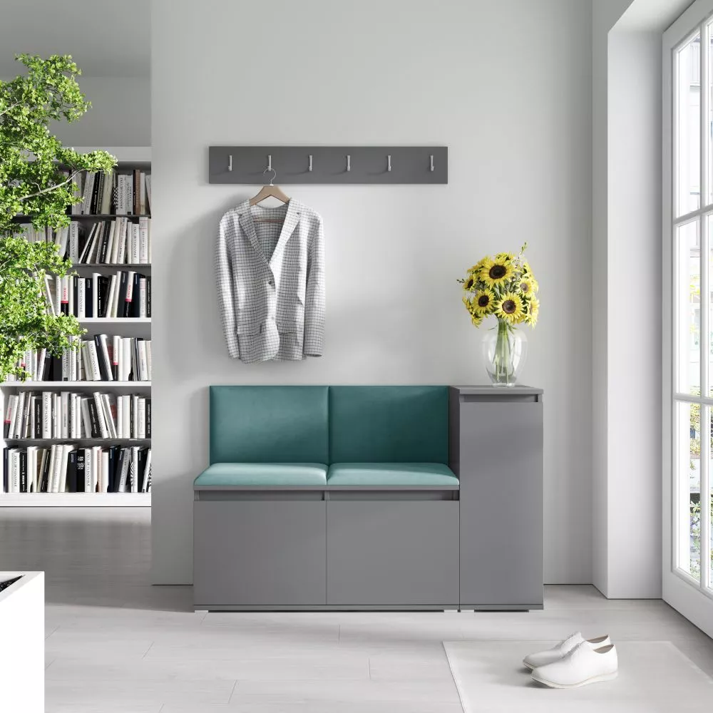 Apavu plaukts Emi 25 Trinity Korpusa krāsa: grafīts, · 130 × 40 cm