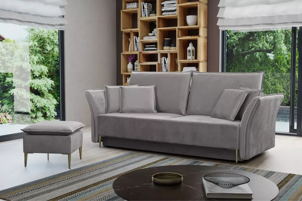 Dīvāns Bregi Sofa Gold Standard · Pelēks · 100 × 238 × 96 cm