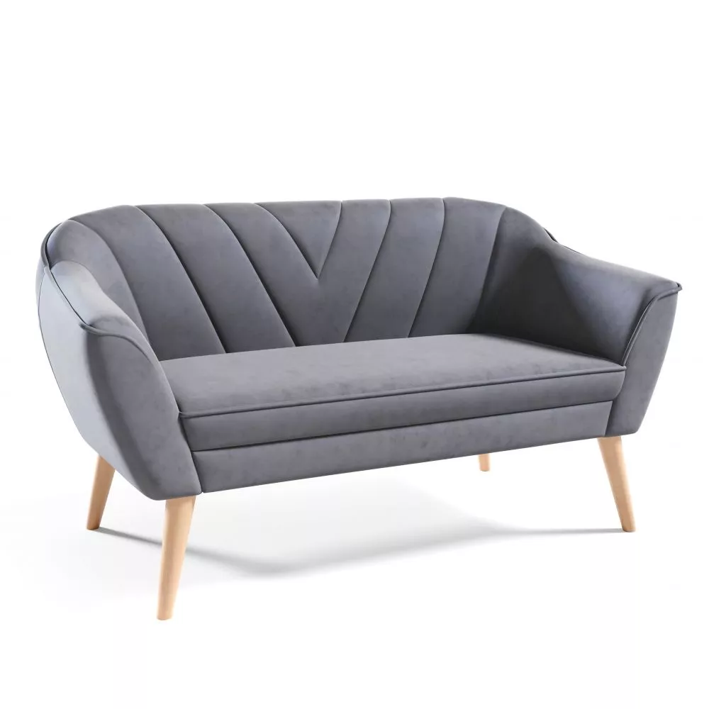 Dīvāns Sofa Flora 205 standard · Antracīts · 71 × 150 × 75 cm