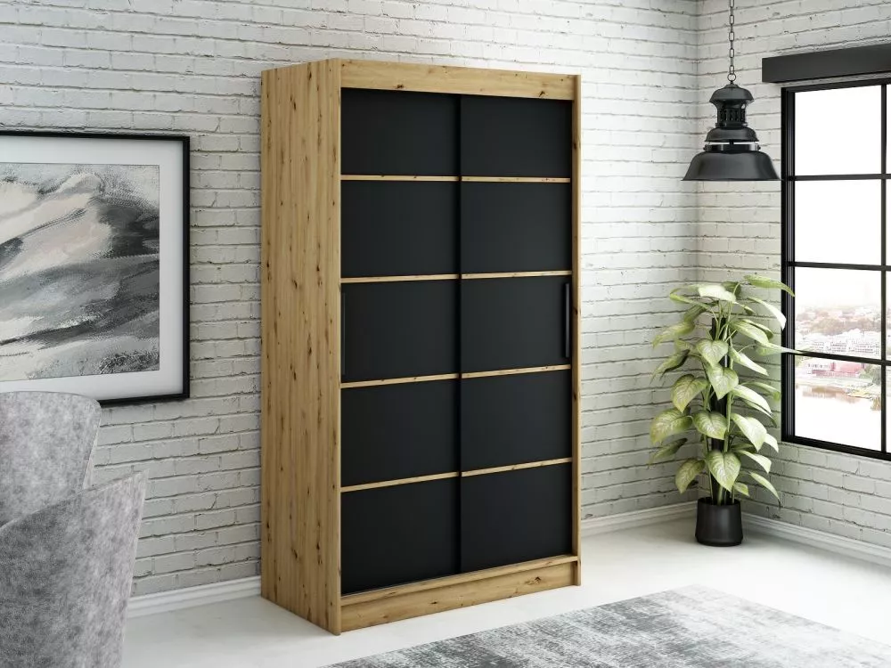 Skapis Leto V1 · 120 × 62 × 200 cm