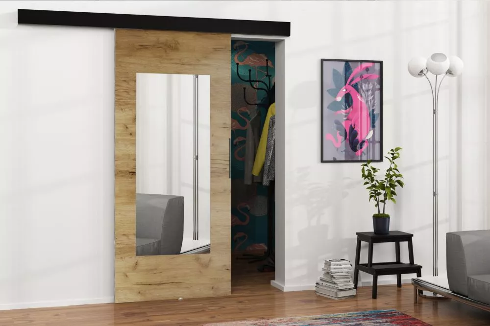 Bīdāmās durvis Malibu M-7 · Ozols craft zelts · 86 × 205 cm