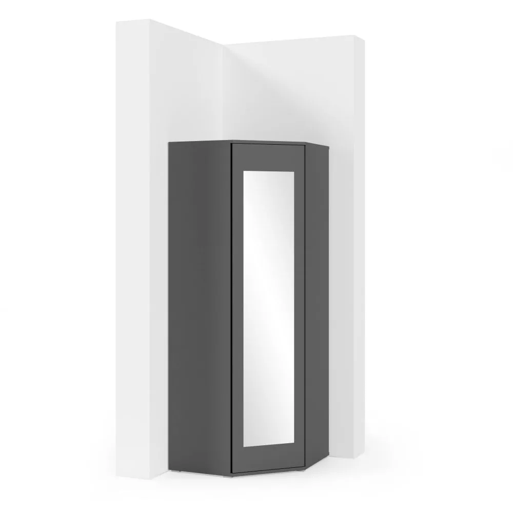 Skapis Corner Wardrobe L · 70 × 70 × 185 cm