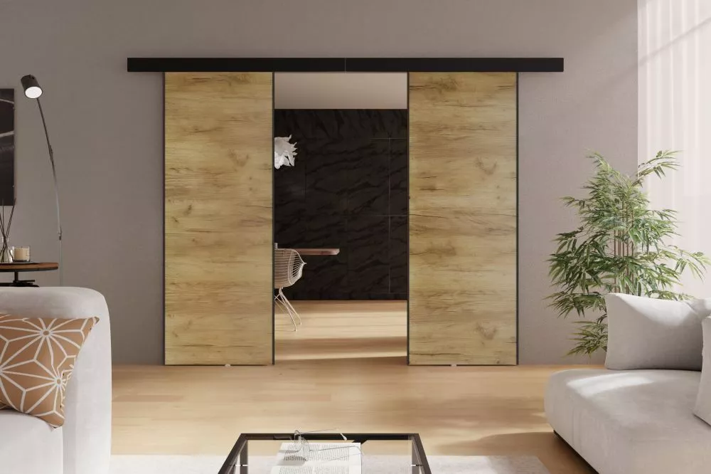 Bīdāmās durvis Marti Duo · Ozols craft zelts · 152 × 205 cm