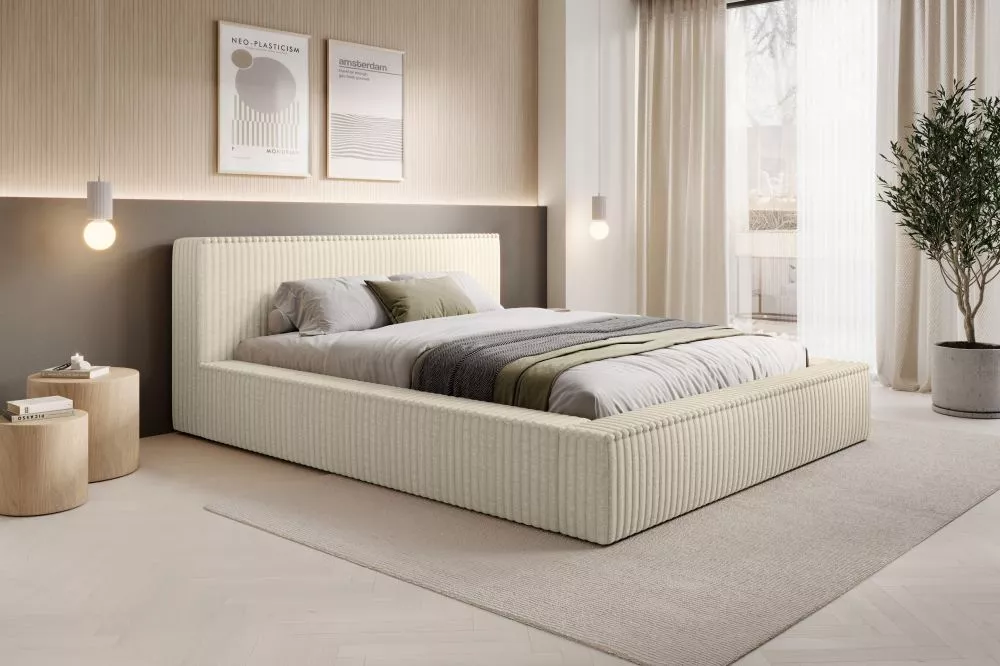 Gulta Melody Standard ar stelāžu Guļamvietas platums: 140 cm, Guļamvietas garums: 200 cm, stelāžas tips: koka, · Gaiši b