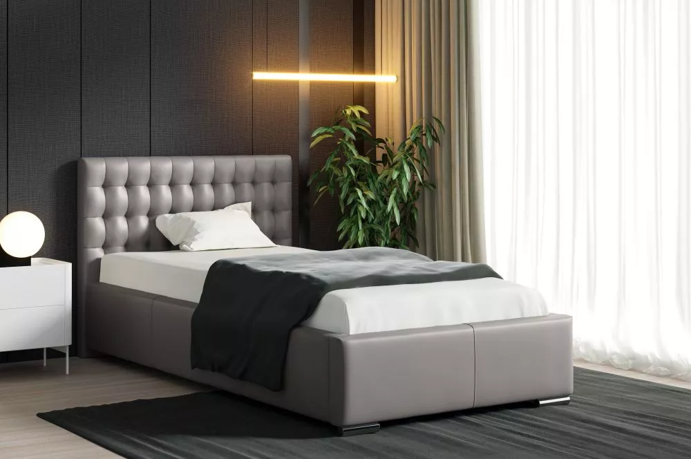 Gulta Porto mini 90x200 ar stelāžu Guļamvietas platums: 90 cm, Guļamvietas garums: 200 cm, stelāžas tips: metāla, · Pelē
