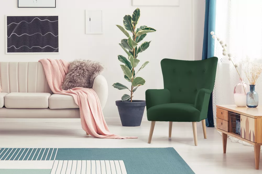 Mīksts krēsls Acrido Standard · Tumši zaļš · 70 × 75 × 100 cm