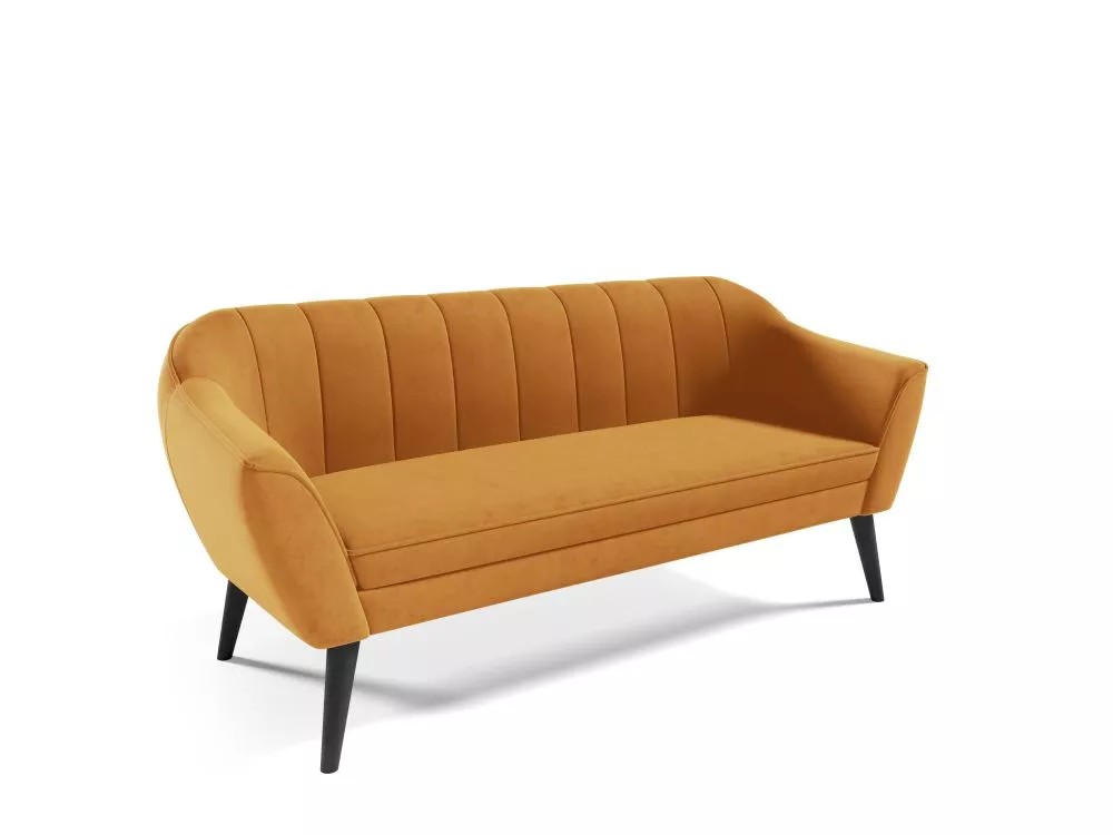 Dīvāns Sofa 186 standard · Dzeltens · 71 × 185 × 75 cm