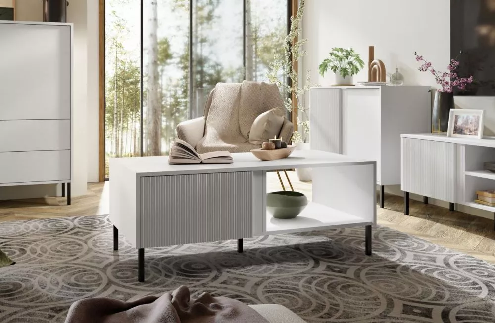 Žurnālgalds Mia 8 Korpusa krāsa: balts, · 110 × 60 × 45 cm