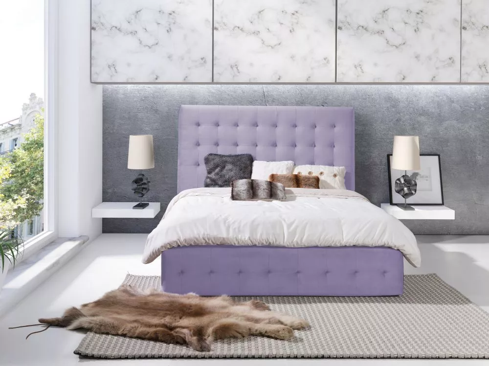 Gulta Patrycja 138 Premium Standard ar stelāžu Guļamvietas platums: 200 cm, Guļamvietas garums: 200 cm, stelāžas tips: E