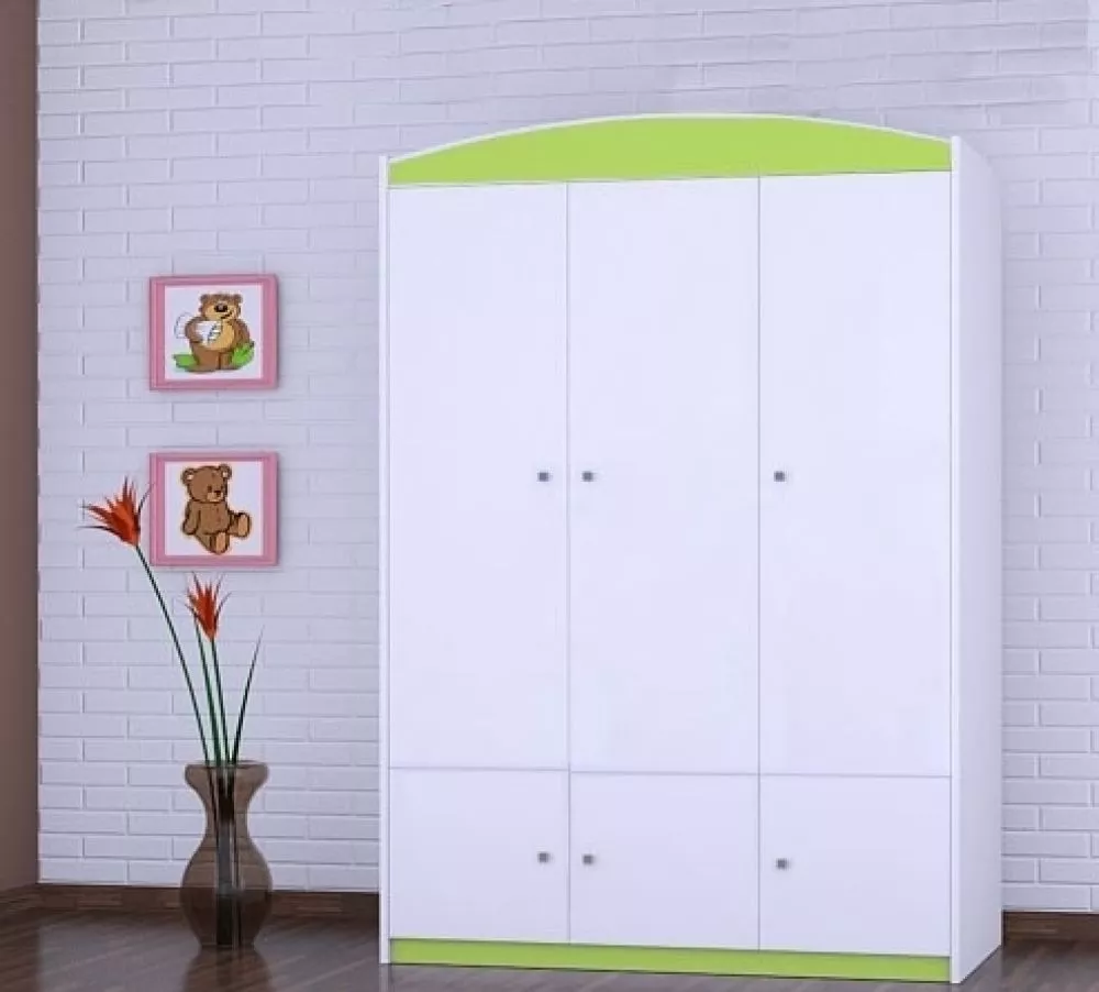 Bērnu skapis Happy SZ10-A · 132 × 54 × 187 cm