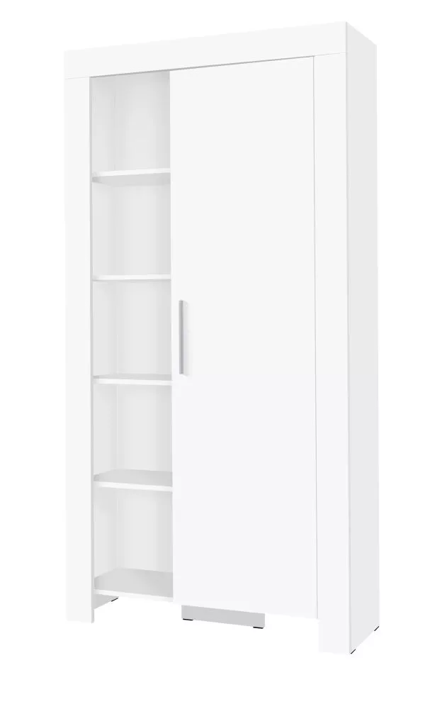 Sekcija Cezar 4 · Balts · 100 × 42 × 201 cm