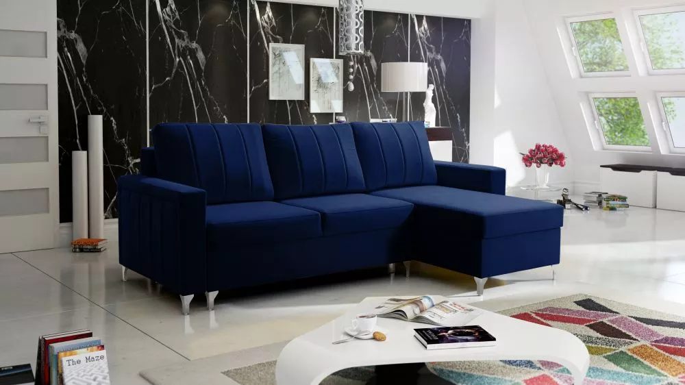 Dīvāns Rossi Comfort Standard · Zils · 150 × 235 × 96 cm