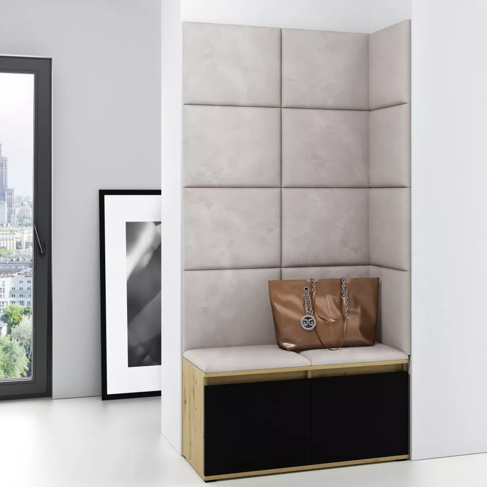 Apavu plaukts Emi 2 Trinity Korpusa krāsa: ozols artisan + melns, · 100 × 170 × 40 cm