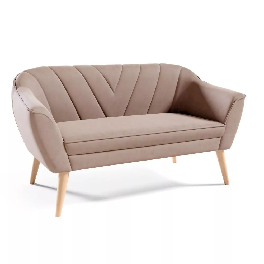 Dīvāns Sofa Flora 205 standard · Kapučino · 71 × 150 × 75 cm