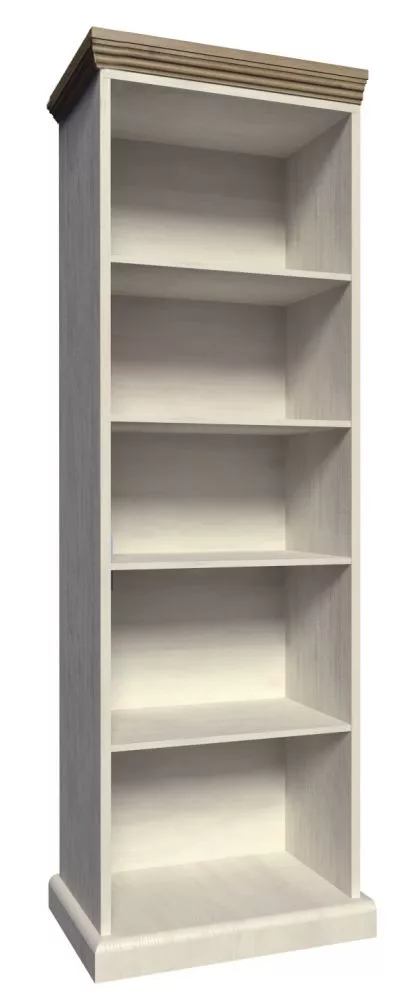 Grāmatu skapis Royal RW · Priede ziemeļu  + ozols savvaļas · 39 × 187 cm