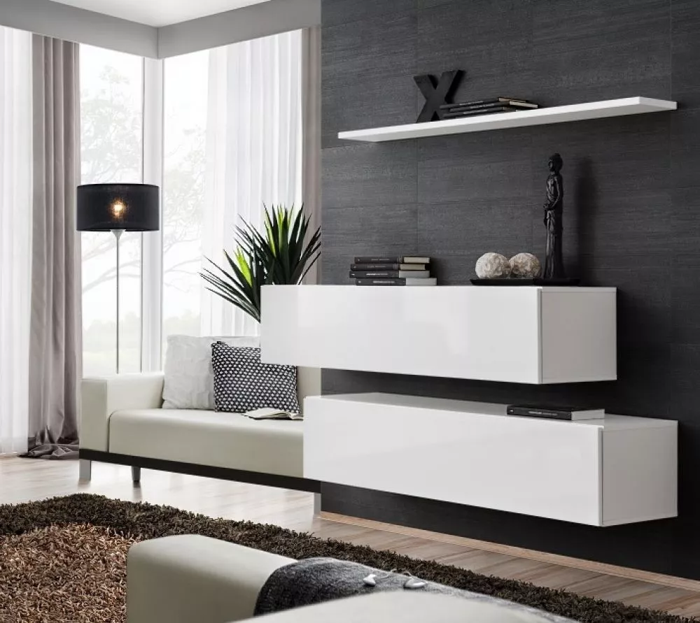 Plaukts Switch SB 2 · Balts · 130 × 110 × 30 cm