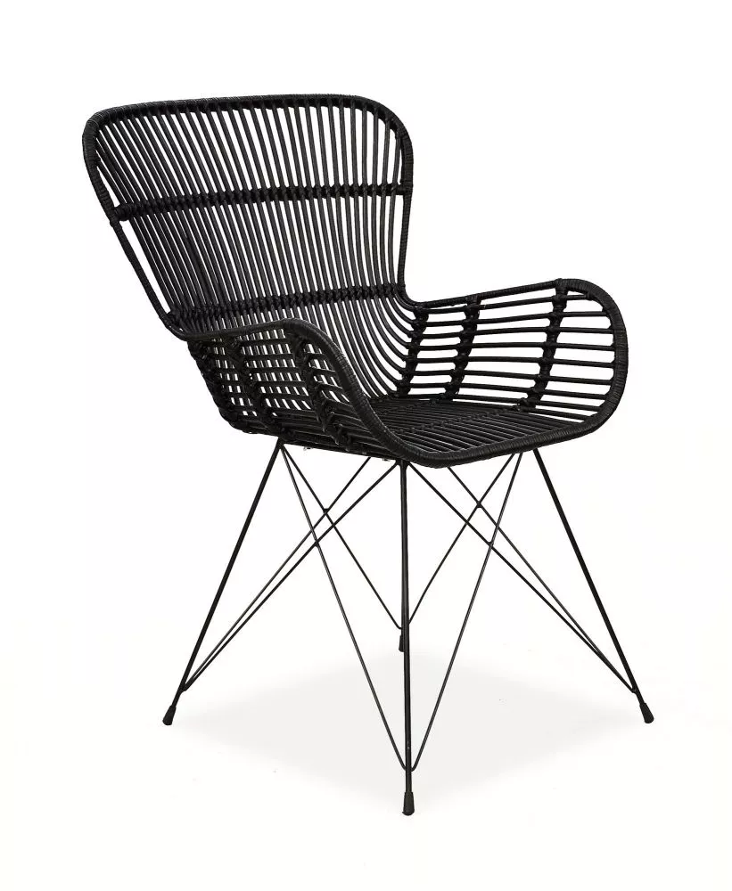 Krēsls K-335 · Melns · 90 × 61 × 63 cm
