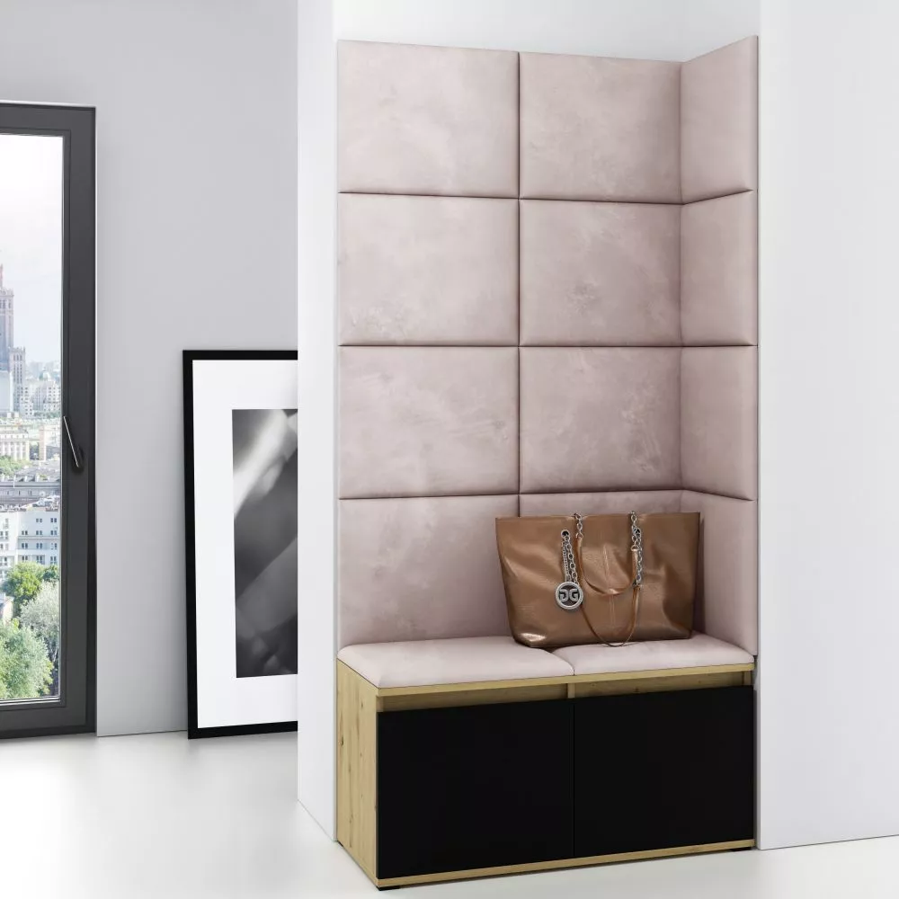 Apavu plaukts Emi 2 Trinity Korpusa krāsa: ozols artisan + melns, · 100 × 170 × 40 cm