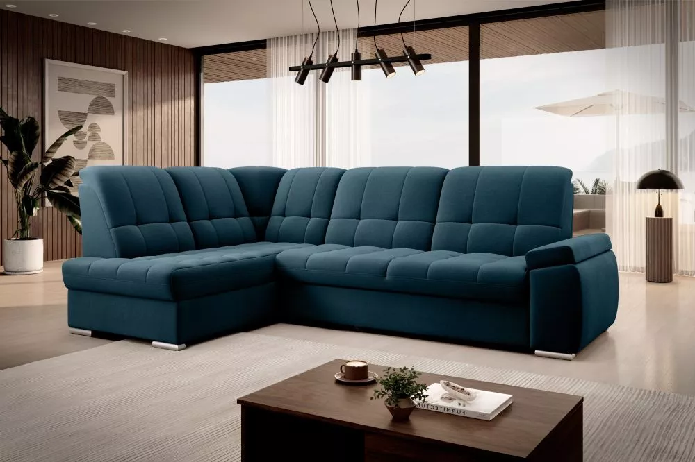 Dīvāns Sado Premium Standard · Zils · 192 × 272 × 95 cm